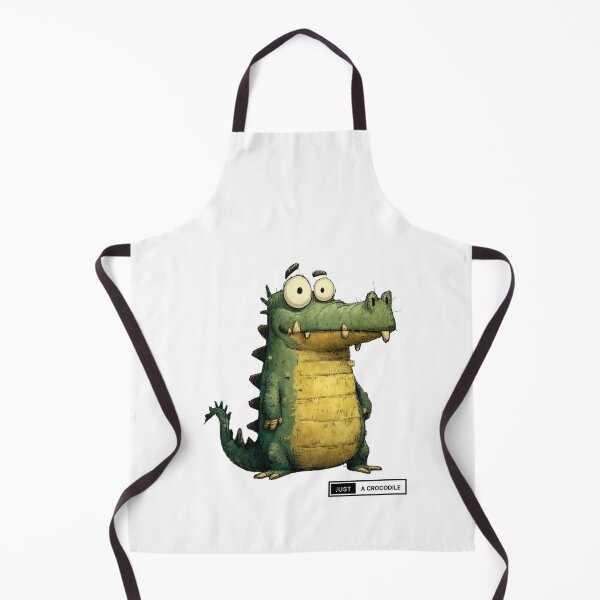 Aperçu de l'œuvre Crocodile de dessin animé amusant - Juste un art de crocodile créée et vendue par CleanDecor.