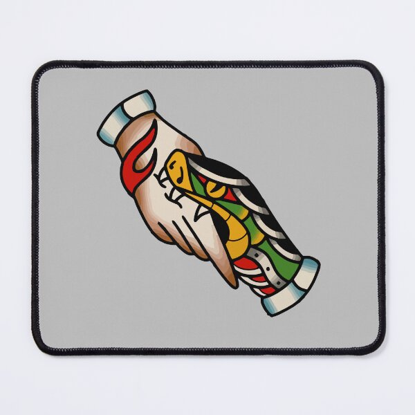 Item preview, Traditional Tattoo Style Snake Bite designed and sold by Coffee First Co..