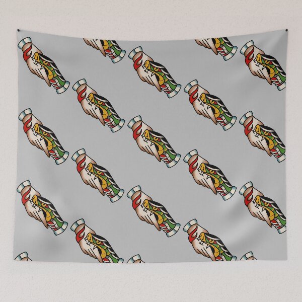 Item preview, Traditional Tattoo Style Snake Bite designed and sold by Coffee First Co..