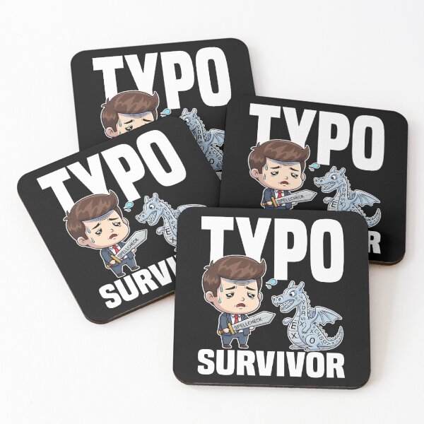 Item preview, TYPO SURVIVOR - WRITER/AUTHOR GIFT designed and sold by KEF Custom.