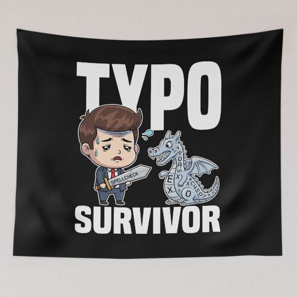 Item preview, TYPO SURVIVOR - WRITER/AUTHOR GIFT designed and sold by KEF Custom.