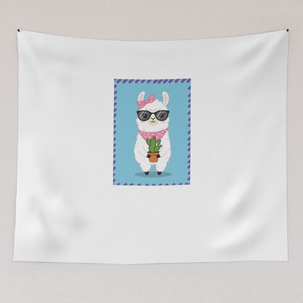 Item preview, Cool llama with cactus in style designed and sold by KasiaRawska.