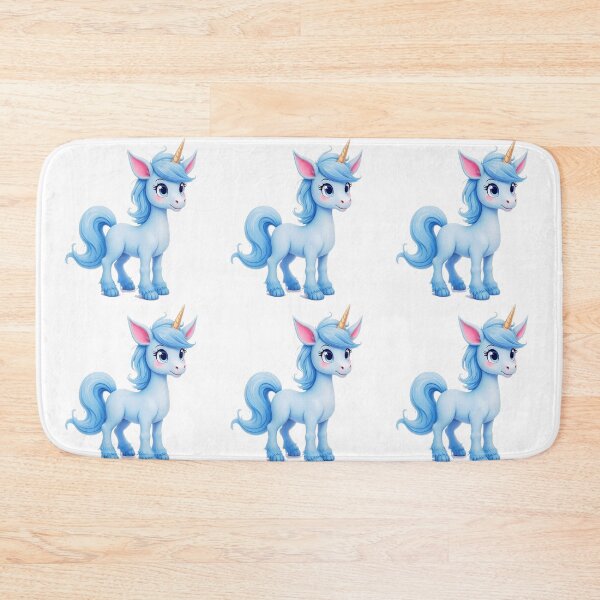 Item preview,  adorable cute blue unicorn  designed and sold by nicnacc.