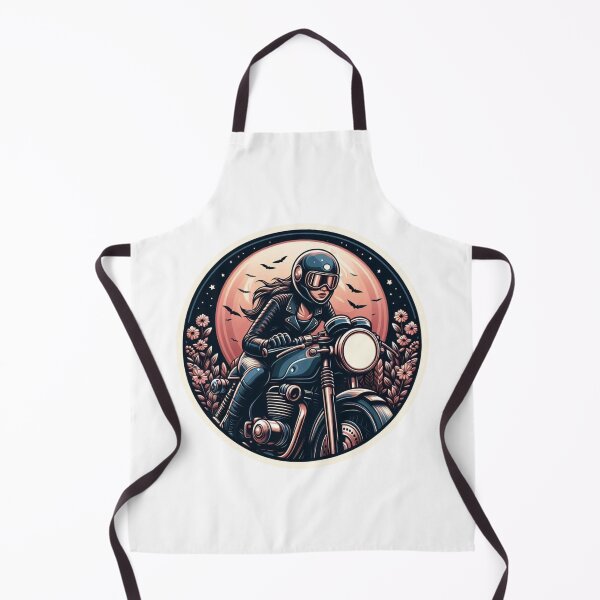 Item preview, Cafe Racer Biker Girl : Automotive Merchandise - designed and sold by InfmsCorp.