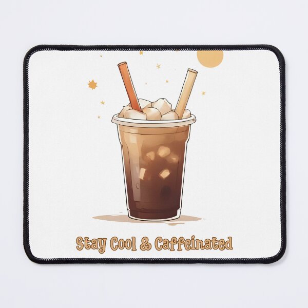 Item preview, Iced Coffee Weather designed and sold by Pixel--Threads.