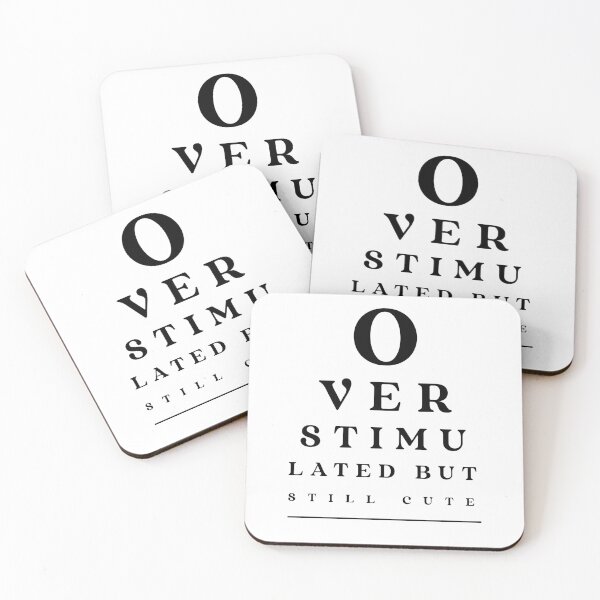 Item preview, OVERSTIMULATED BUT STILL CUTE designed and sold by TeeezShirtz.
