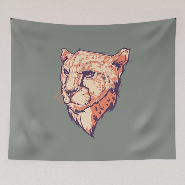 Item preview, Cheetah Face designed and sold by NettiesWallArt.