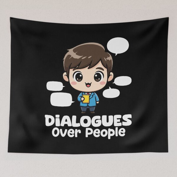 Item preview, DIALOGUES OVER PEOPLE - WRITER/AUTHOR GIFT designed and sold by KEF Custom.