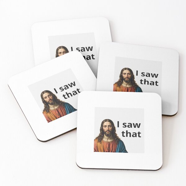 Item preview, Jesus I Saw That Meme – Funny Jesus Cartoon T-Shirt & Sticker designed and sold by uniqartsdesign.