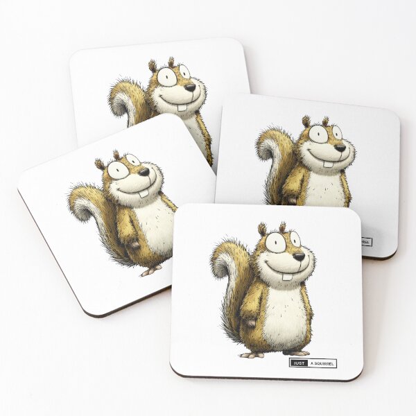 Item preview, Cartoon squirrel art - Just a squirrel design designed and sold by CleanDecor.