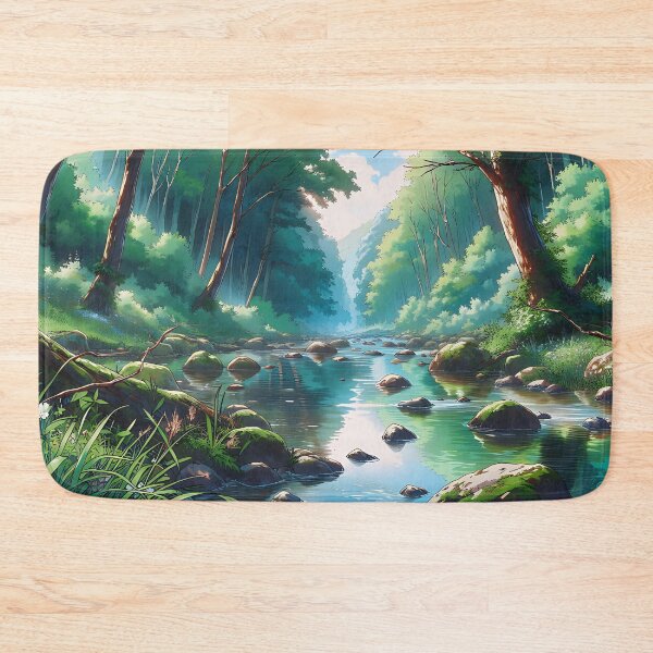 Item preview, Anime forest landscape graphics designed and sold by KaitoArtDesigns.