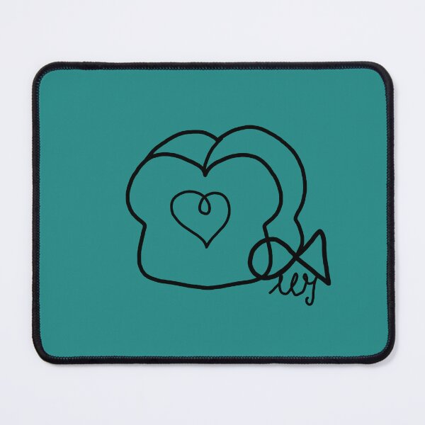 Item preview, LaMaisonOfMY Love or Bread? Toasty Dilemma - Cute Handdrawn Bread COLLECTION No.16 BLACK TEXT designed and sold by LaMaisonOfMY.
