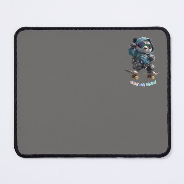 Item preview, Ride or Slide – Skater Panda in Hoodie designed and sold by OskArt design.