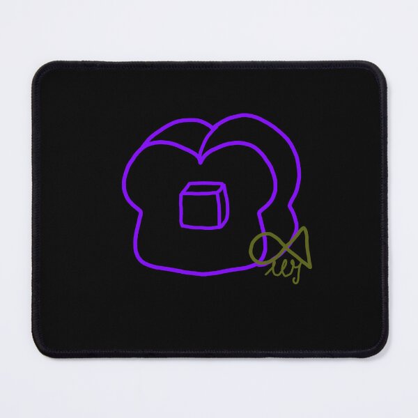 Item preview, LaMaisonOfMY Love or Bread? Toasty Dilemma - Cute Handdrawn Bread COLLECTION No.14 ON BLACK designed and sold by LaMaisonOfMY.