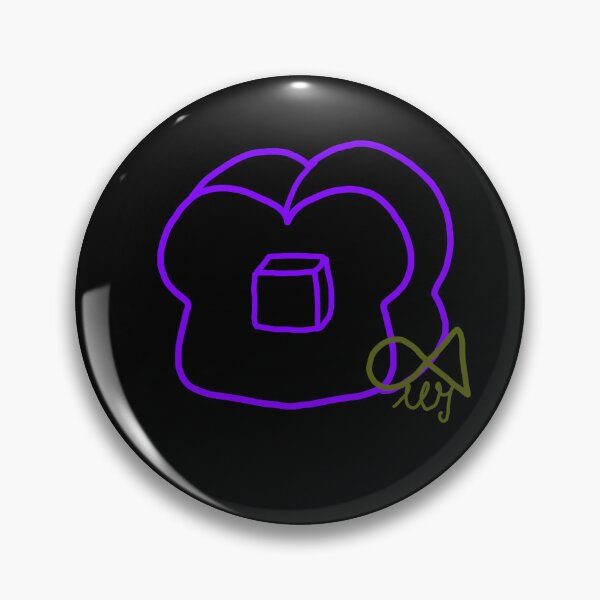 Item preview, LaMaisonOfMY Love or Bread? Toasty Dilemma - Cute Handdrawn Bread COLLECTION No.14 ON BLACK designed and sold by LaMaisonOfMY.
