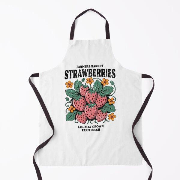 Item preview, VINTAGE RETRO FARMERS MARKET STRAWBERRIES designed and sold by Mclickster.