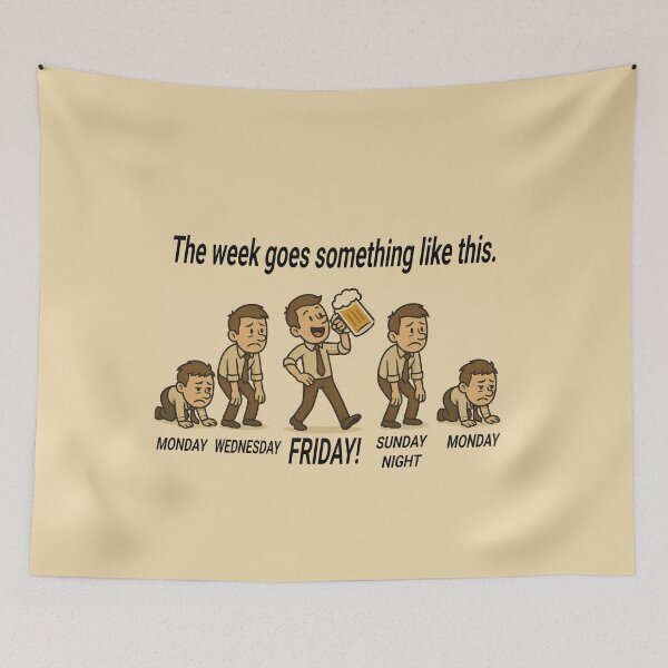 Item preview, The Weekly Struggle: From Crawl to Cheers and Back Again designed and sold by EfraimFunArt.