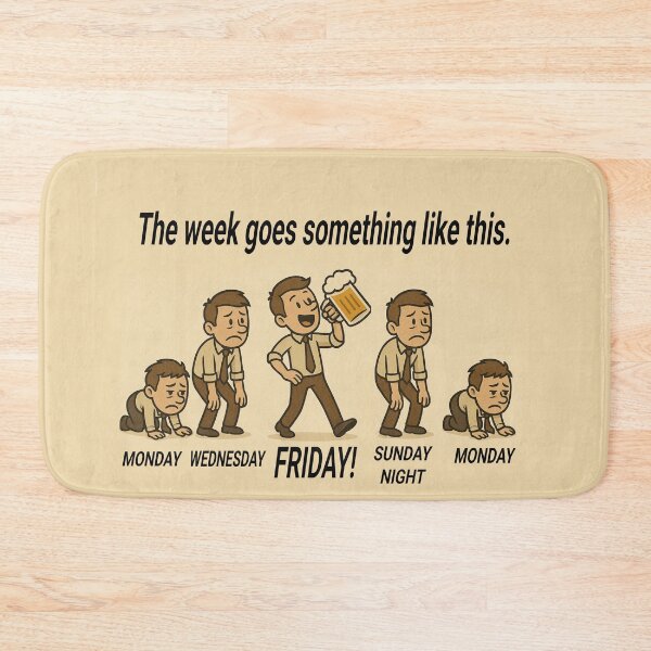 Item preview, The Weekly Struggle: From Crawl to Cheers and Back Again designed and sold by EfraimFunArt.