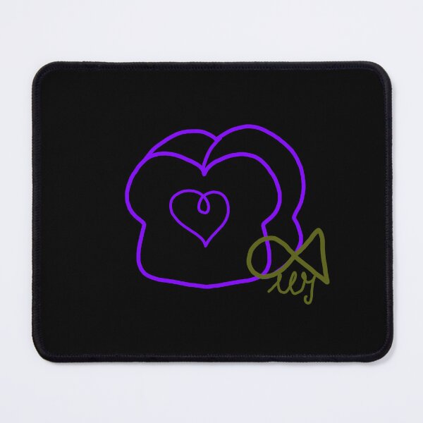 Item preview, LaMaisonOfMY Love or Bread? Toasty Dilemma - Cute Handdrawn Bread COLLECTION No.15 ON BLACK designed and sold by LaMaisonOfMY.