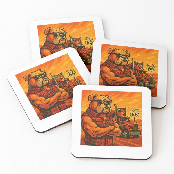 Item preview, Route 66 Haulin’ – Bulldog Trucker Grit designed and sold by Fleetwood1994.