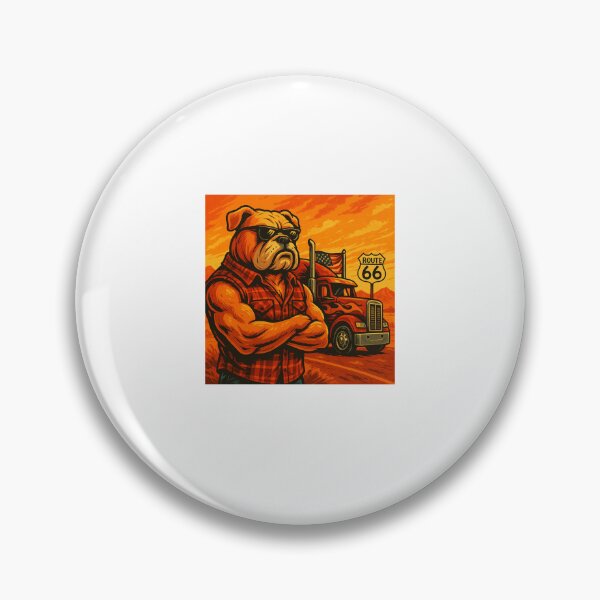Item preview, Route 66 Haulin’ – Bulldog Trucker Grit designed and sold by Fleetwood1994.
