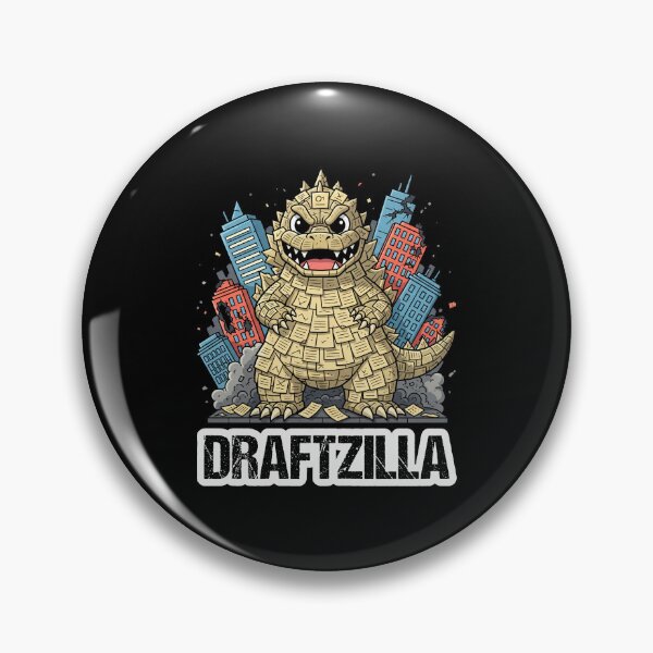 Item preview, DRAFTZILLA - WRITER/AUTHOR GIFT designed and sold by KEF Custom.