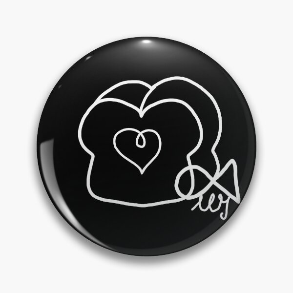 Item preview, LaMaisonOfMY Love or Bread? Toasty Dilemma - Cute Handdrawn Bread COLLECTION No.16 ON BLACK designed and sold by LaMaisonOfMY.