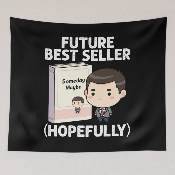 Item preview, FUTURE BEST SELLER (HOPEFULLY) - WRITER/AUTHOR GIFT designed and sold by KEF Custom.