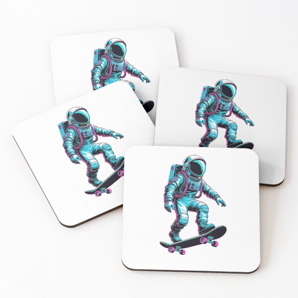 Item preview, Space Skater – Astronaut on a Cosmic Ride designed and sold by BestZoneStore.