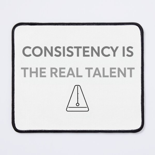 Item preview, Consistency is the real talent designed and sold by Motivated Sensei.