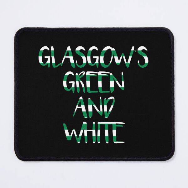 Item preview, GLASGOW'S GREEN AND WHITE, Glasgow Celtic Football Club Green and White Text Design designed and sold by MacPean.