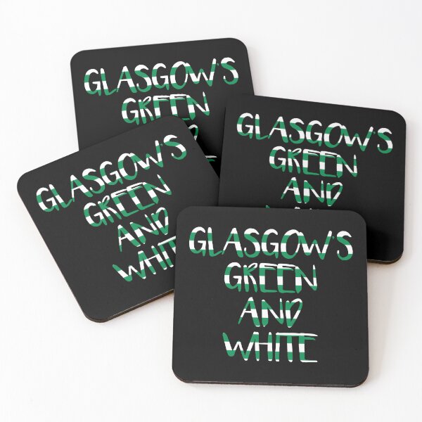 Item preview, GLASGOW'S GREEN AND WHITE, Glasgow Celtic Football Club Green and White Text Design designed and sold by MacPean.