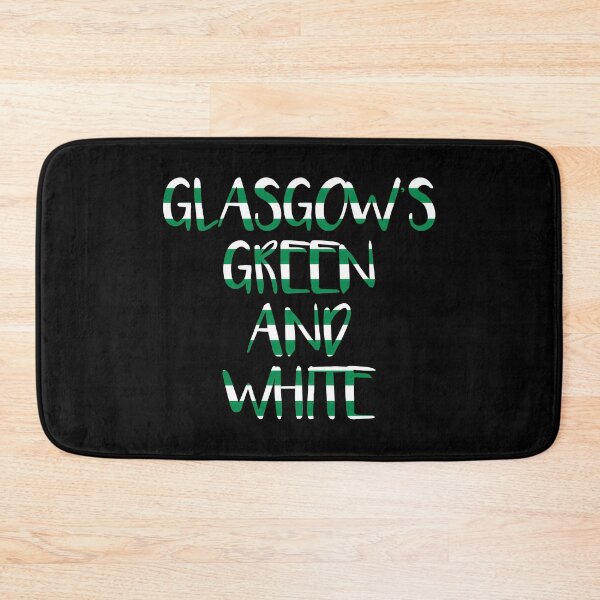 Item preview, GLASGOW'S GREEN AND WHITE, Glasgow Celtic Football Club Green and White Text Design designed and sold by MacPean.
