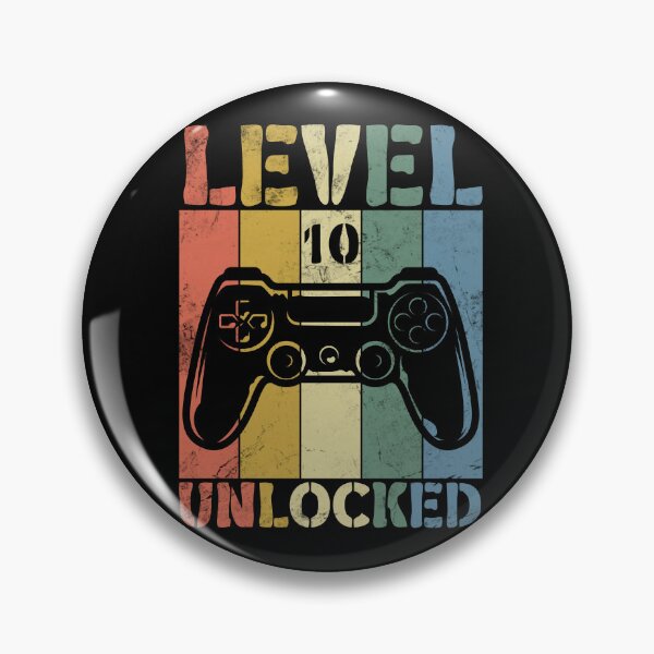 Item preview, Level 10 Unlocked Happy Birthday designed and sold by Alluka Brand.
