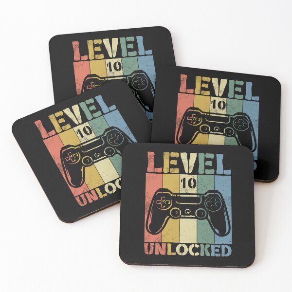 Item preview, Level 10 Unlocked Happy Birthday designed and sold by Alluka Brand.