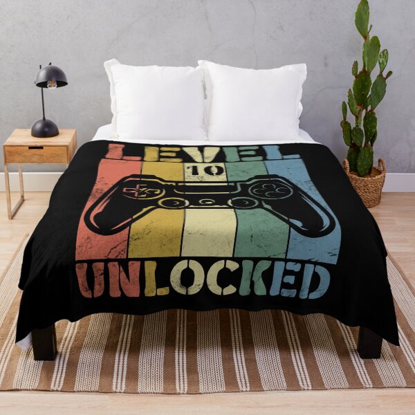 Item preview, Level 10 Unlocked Happy Birthday designed and sold by Alluka Brand.