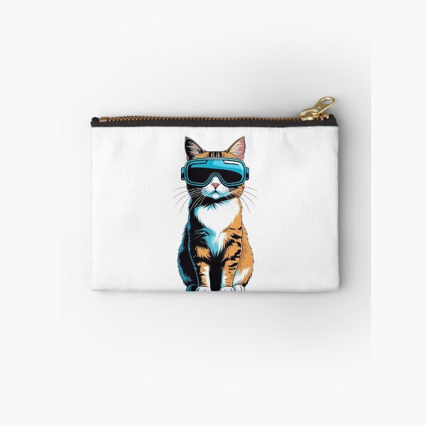 Item preview, Future Cat – VR Headset Illustration designed and sold by BestZoneStore.