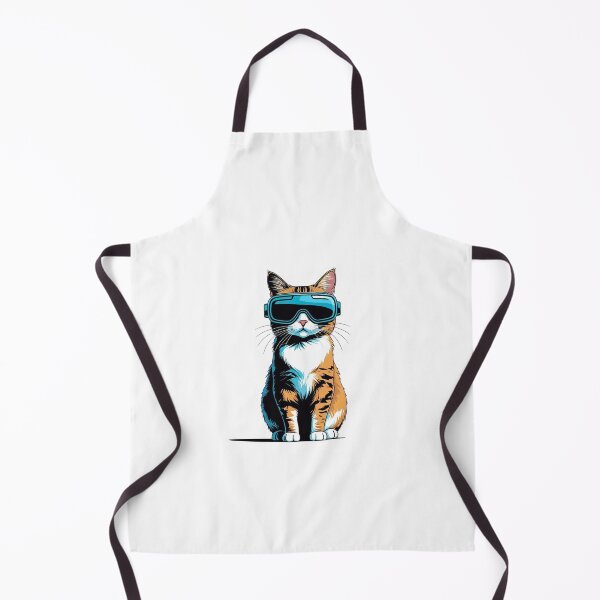 Item preview, Future Cat – VR Headset Illustration designed and sold by BestZoneStore.
