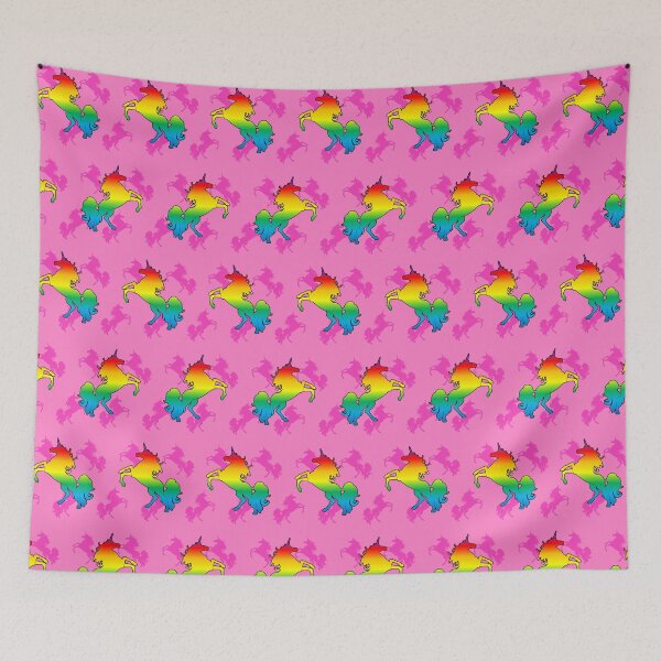 Item preview, Rainbow Unicorns (Pink) designed and sold by Caryn Pinkston.