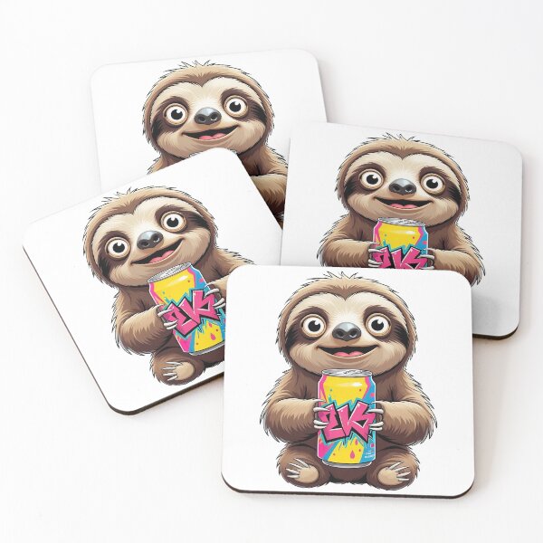 Item preview, Cool Sloth Sippin’ designed and sold by DzessiK.