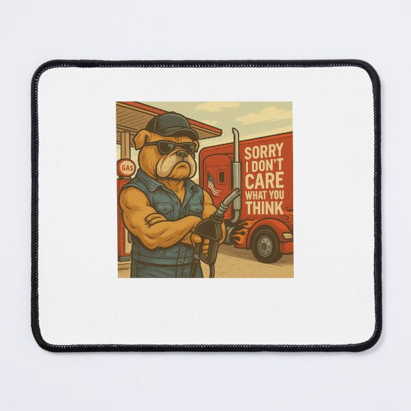 Item preview, Fuel & Fury – Trucker Bulldog Attitude designed and sold by Fleetwood1994.