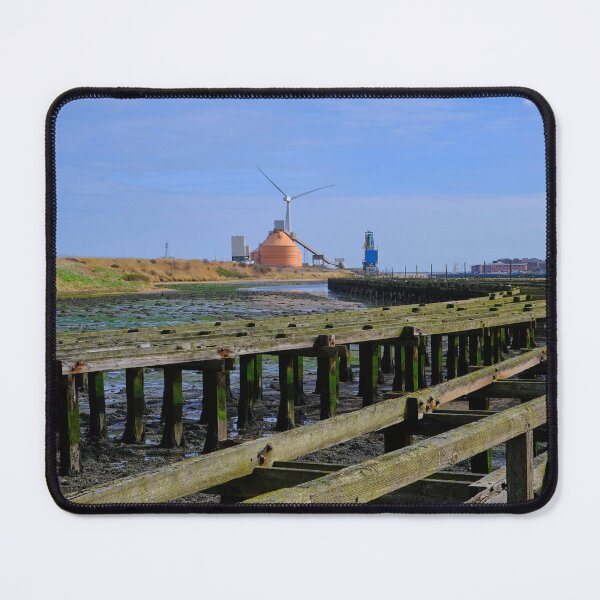 Item preview, The Old Wooden Staithes on the River Blyth designed and sold by Violaman.