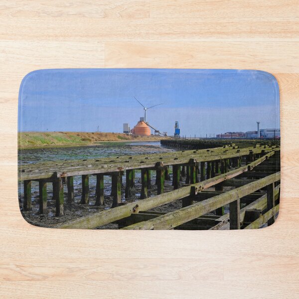 Item preview, The Old Wooden Staithes on the River Blyth designed and sold by Violaman.
