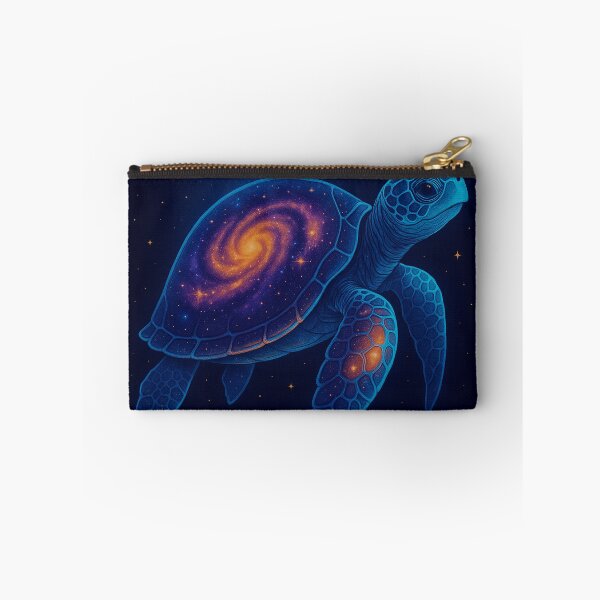 Item preview, Cosmic Turtle with Galaxy Shell – Floating Through the Stars designed and sold by Domci.
