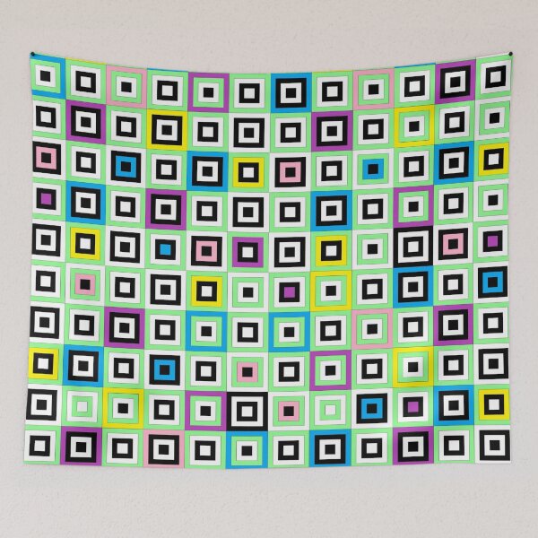 Item preview, Modern Colorful Squares designed and sold by P9Designs.