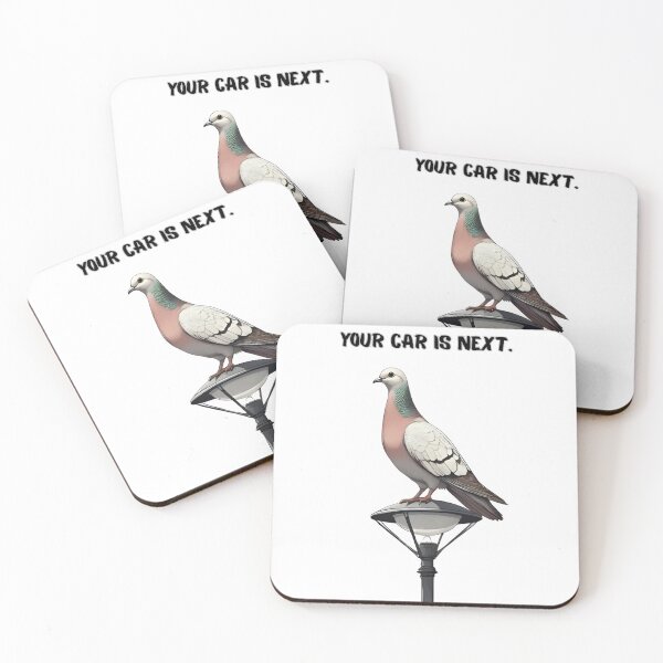 Item preview, Your Car Is Next – The Pigeon’s Final Warning designed and sold by Pixel--Threads.