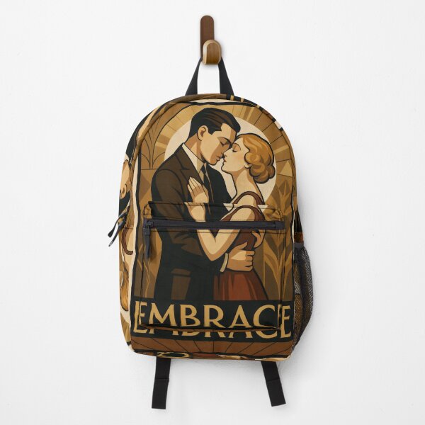 Item preview, Romantic Art Deco Couple Embrace designed and sold by Shoot-The-Moon.