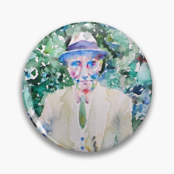 Item preview, WILLIAM BURROUGHS watercolor portrait .3 designed and sold by lautir.