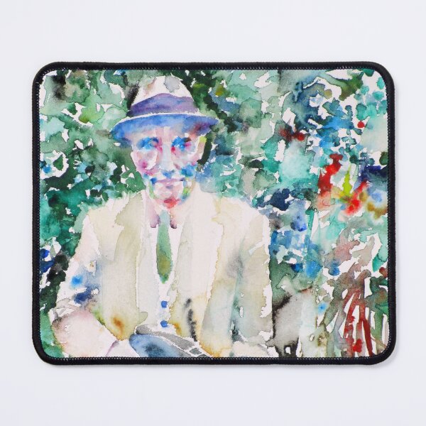 Item preview, WILLIAM BURROUGHS watercolor portrait .3 designed and sold by lautir.