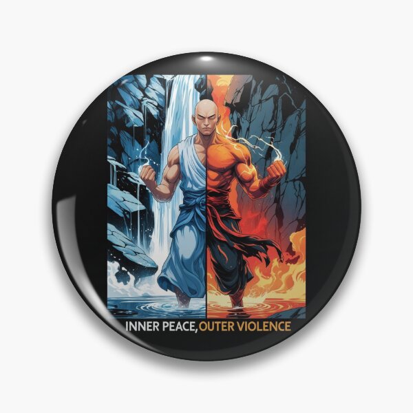 Artikelvorschau, Innerer Frieden, unsere Gewalt - Unleash The Monk entworfen und verkauft von Nerd Forge.